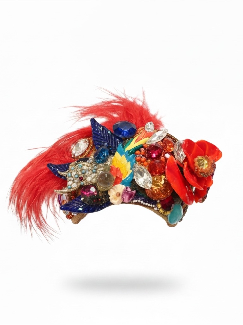 ONE OF A KIND ✨ Rare Vintage Wendy Gell “Wristy” Couture Statement Cuff Bracelet - Picture 5 of 9